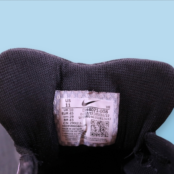 Mens Nike Air Zoom Pegasus 39 Anthracite Pewter Black DH4071-008 Running Size 11 - Picture 4 of 6